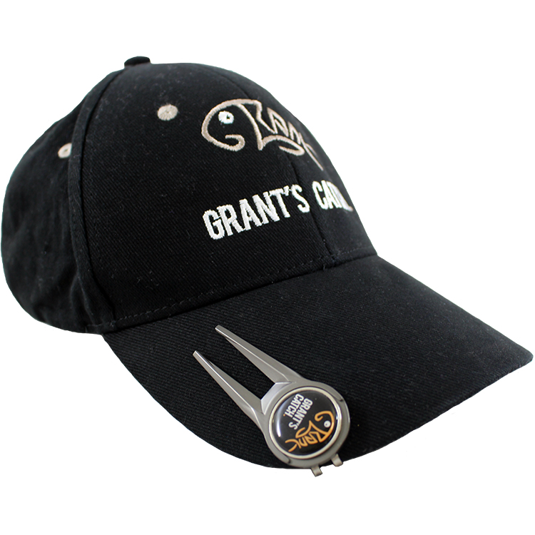 CapMate Hat Clip/Divot Tool Where to Clip on a Hat (Hat Not included)