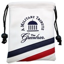 Vintage Leatherette Drawstring Valuables Pouch