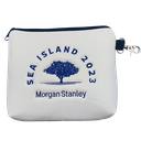 Leatherette Zipper Valuables Bag w/ Clip