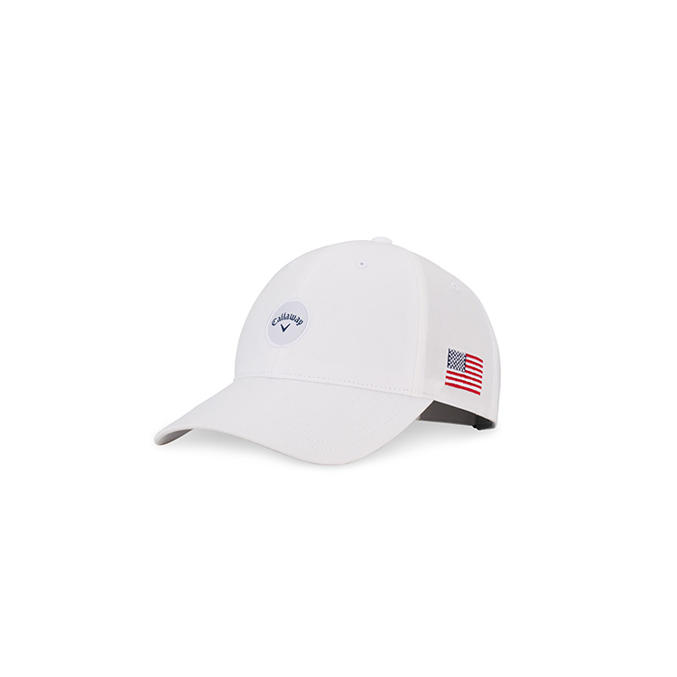 White USA "Flag on Wearer's Left"(A00042_F0135)