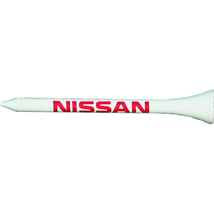 Bulk Wooden Golf Tees 2 3/4" (Shank One Color Imprint)