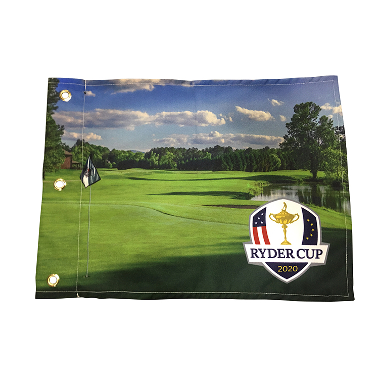 Sublimated Pin Flag with Grommets*