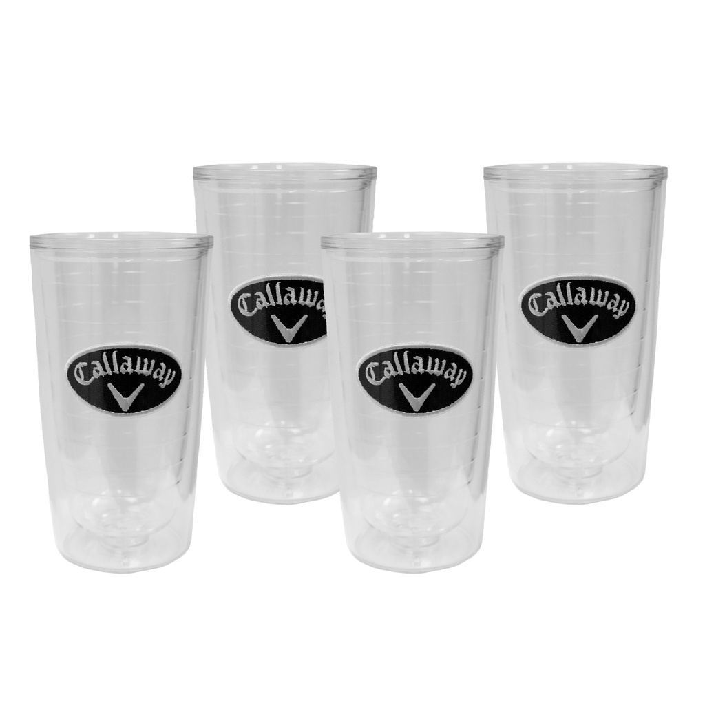 Callaway Clear Patch Tumblers (Set of 4)