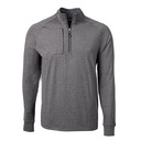 Cutter and Buck Adapt Eco Knit Heather Recycled Quarter Zip Pullover- Big and Tall