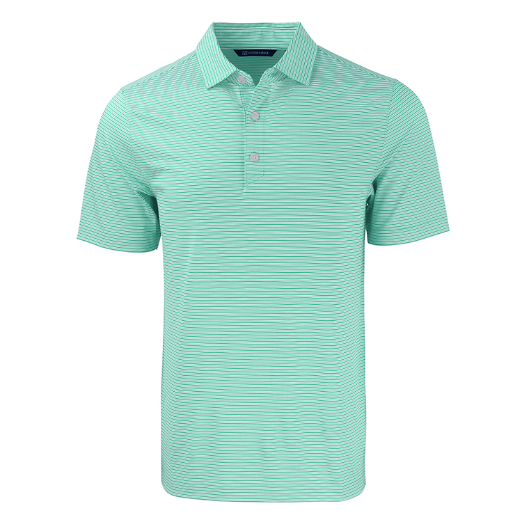 Cutter and Buck Forge Eco Double Stripe Stretch Recycled Polo