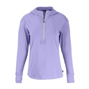Cutter and Buck Ladies Daybreak Eco Recycled Half Zip Hoodie