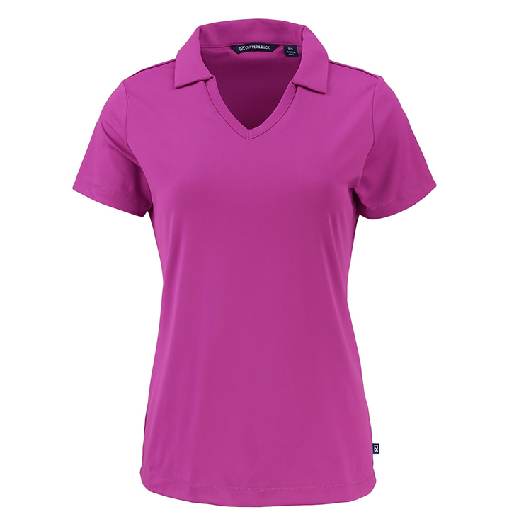 Cutter and Buck Ladies Daybreak Eco Recycled V-Neck Polo