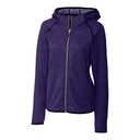 Cutter and Buck Ladies Mainsail Sweater-Knit Hoodie Full Zip Jacket