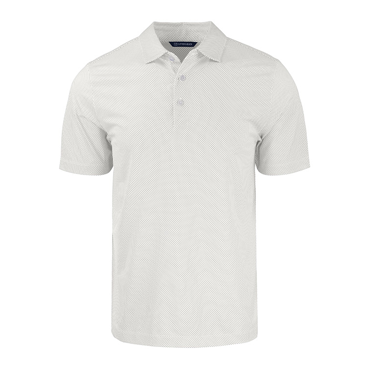 Cutter and Buck Pike Eco Symmetry Print Stretch Recycled Polo