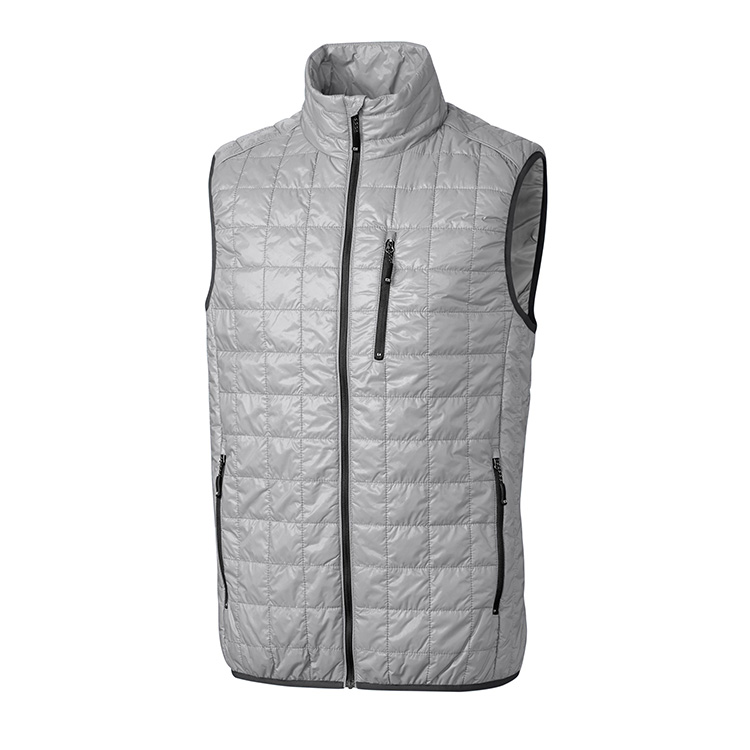 Cutter and Buck Rainier PrimaLoft® Eco Insulated Full Zip Puffer Vest- Men's Big and Tall