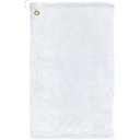 Microfiber Scrubber Golf Towel with Upper Left Corner Hook and Grommet (15"x 25") 