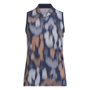 adidas Ladies Ultimate365 Tour Printed Sleeveless Polo
