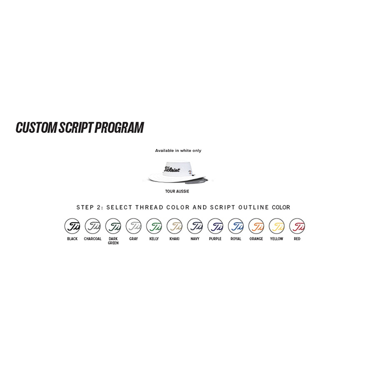 Titleist Tour Aussie Custom Script Hat