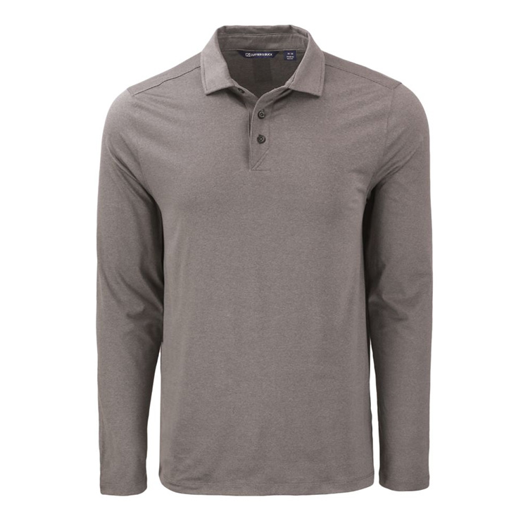 Cutter and Buck Coastline Epic Comfort Eco Recycled Long Sleeve Polo