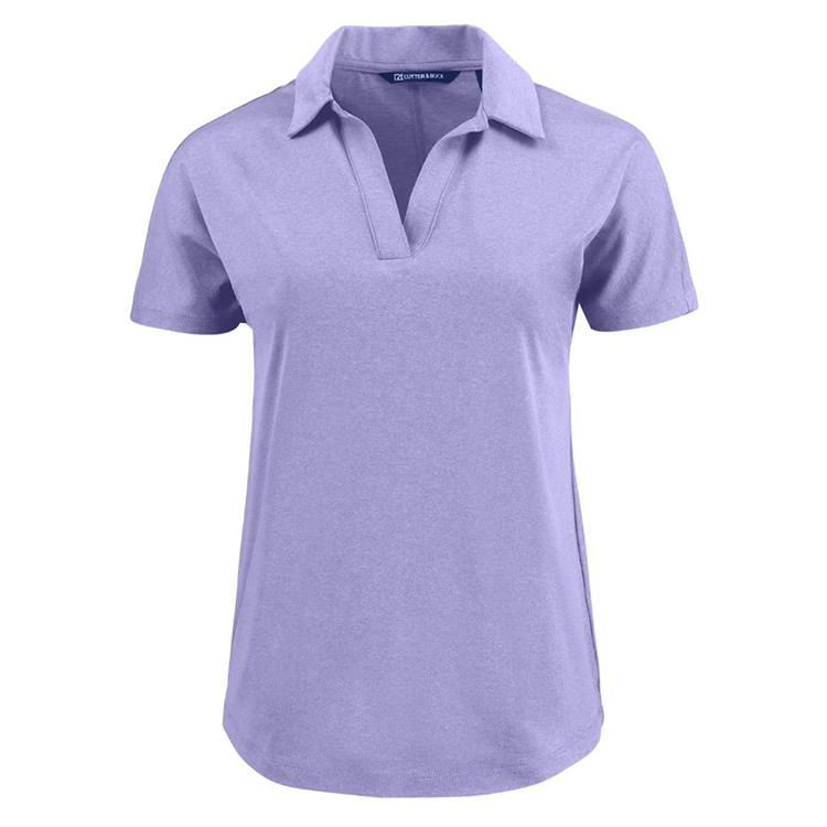 Cutter and Buck Ladies Coastline Epic Comfort Eco Recycled Dolman Polo