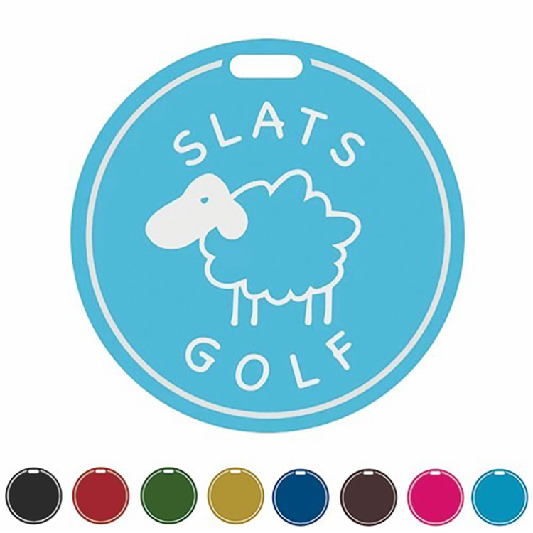 Laser Engraved Round Bag Tag