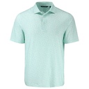 Cutter and Buck Pike Eco Shadow Check Print Recycled Polo