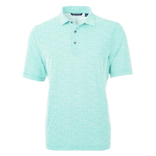 [MCK01161] Cutter and Buck Virtue Eco Pique Botanical Print Recycled Polo