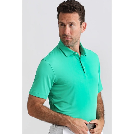 [865] Bermuda Sands Warwick Solid Short Sleeve Polo