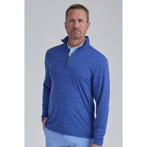 [8886] Bermuda Sands Channing 1/4 Zip Striated Pullover 