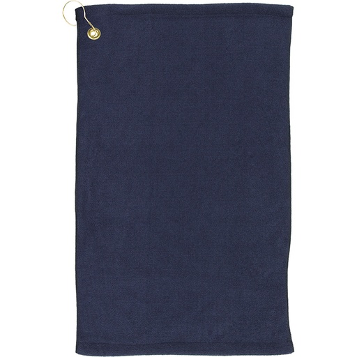 [GP1204CL] Microfiber Scrubber Golf Towel with Upper Left Corner Hook and Grommet (15"x 25") 