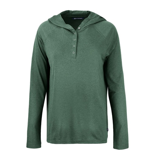 [LCK00184] Cutter and Buck Ladies Coastline Epic Comfort Eco Recycled Hooded Shirt