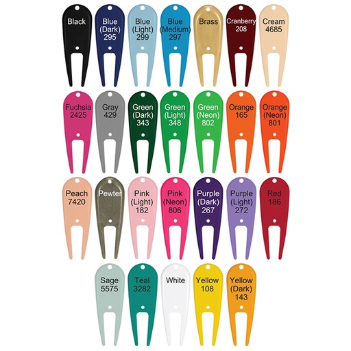 [2RT55] Plastic Divot Tool with Two Color Imprint