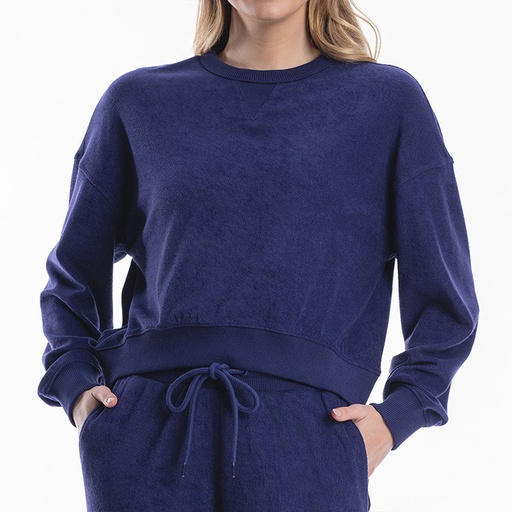 [GG861] Good Good Ladies All Good Terry Cropped Crew