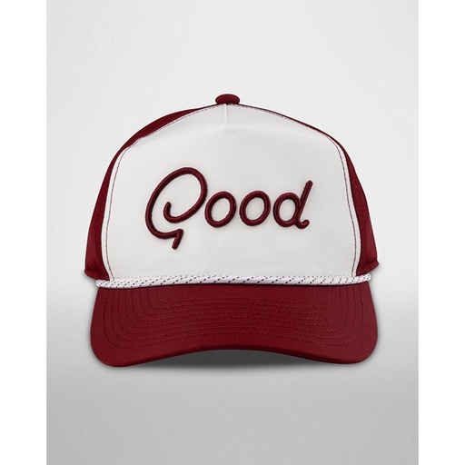 [GG1187] Good Good Maroon Rope Hat