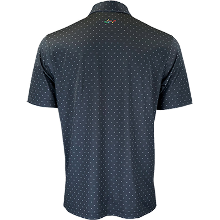 Greg Norman Micro Pique Spinner Print Polo*
