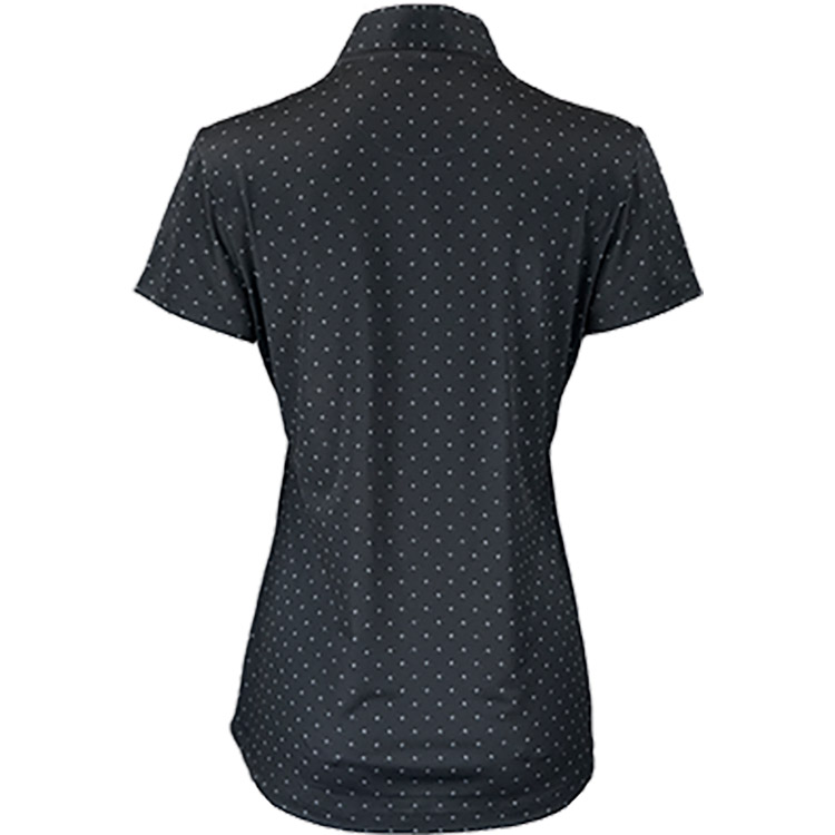 Greg Norman Ladies Micro Pique Spinner Print Polo*