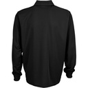 Vansport Omega Long Sleeve Solid Mesh Tech Polo*