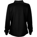 Vansport Ladies Omega Long Sleeve Solid Mesh Tech Polo