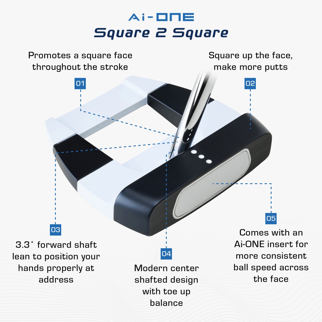 Odyssey Ai-ONE Square 2 Square #7 Putter **