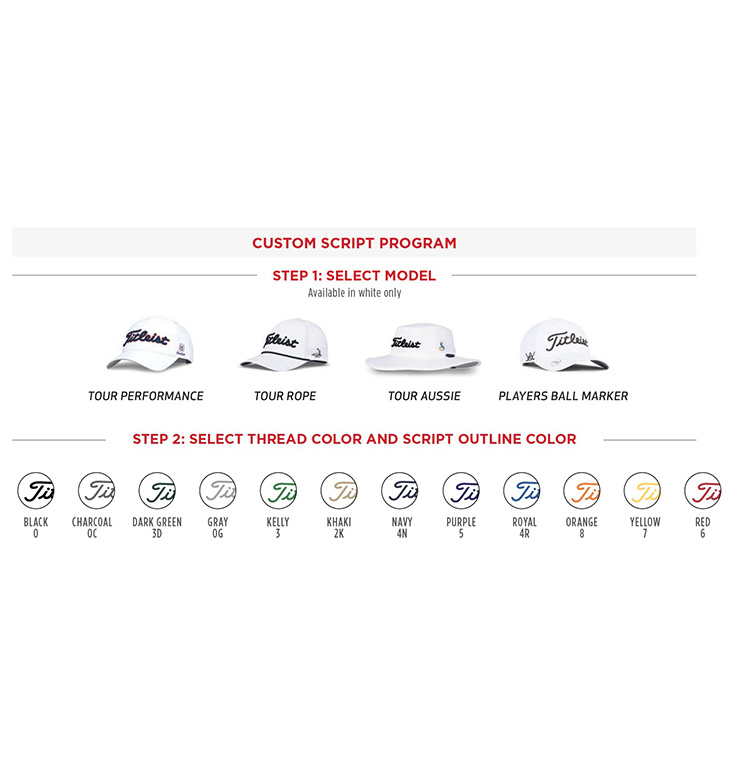 Titleist Tour Performance Custom Script Hat**