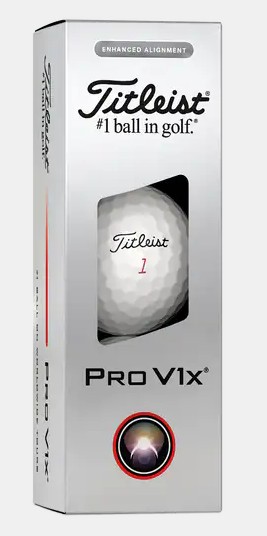 Titleist Pro V1x Enhanced Alignment 