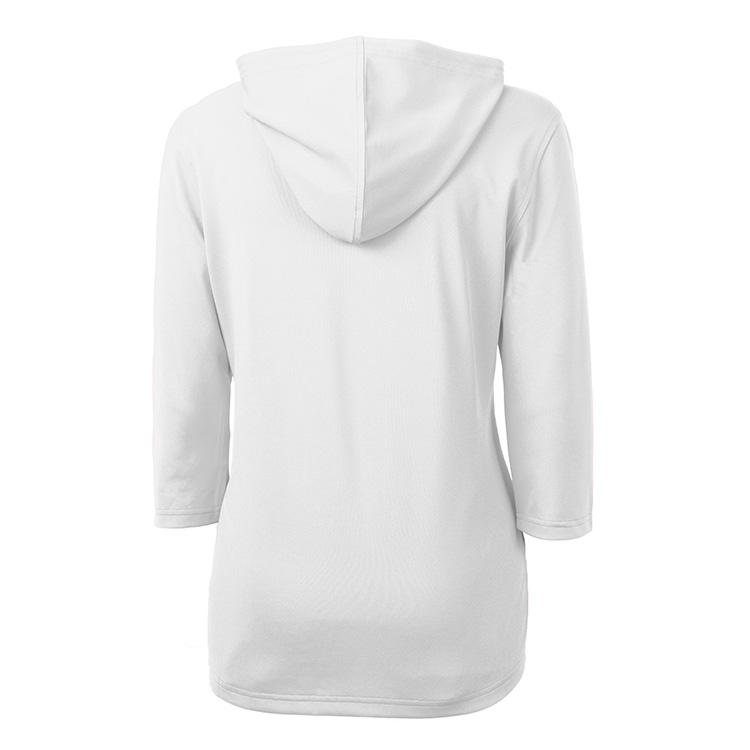 Cutter and Buck Ladies Virtue Eco Pique Recycled Half Zip Pullover Hoodie-