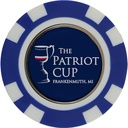 Plastic Poker Chip (Removable Ball Marker)*