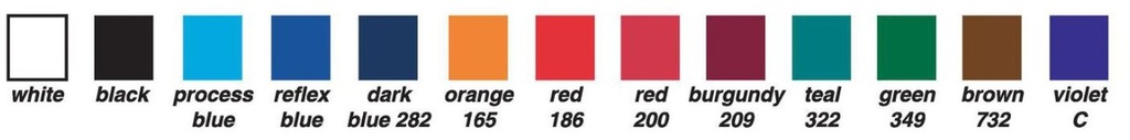 Standard Imprint Colors