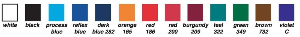Standard Imprint Colors