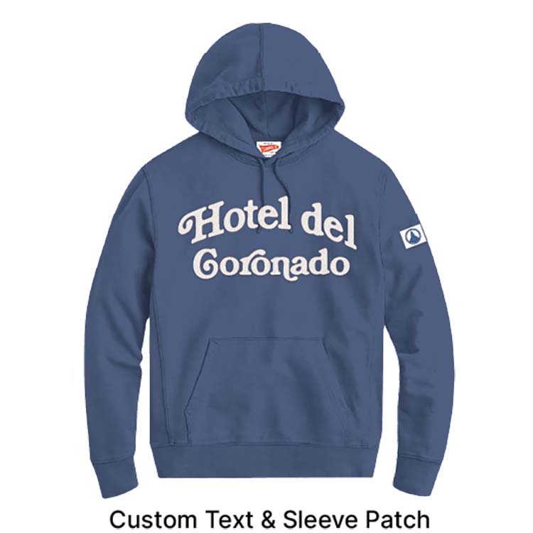 Marina Blue with Custom Text & Sleeve Patch