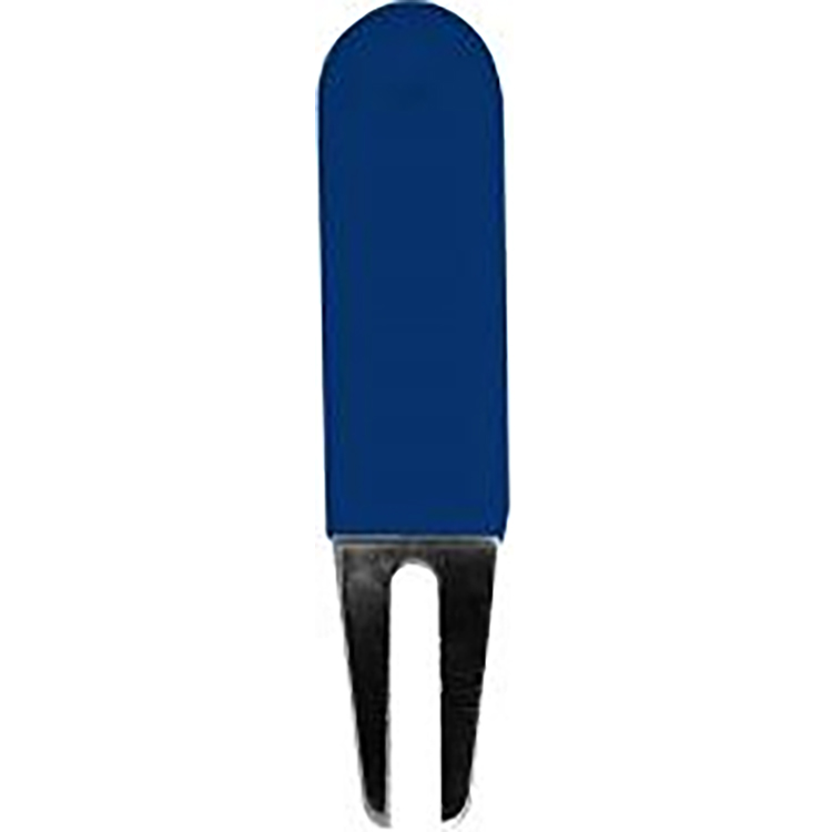 Rubber Coated Bent Divot Tool Dark Blue