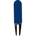 Rubber Coated Bent Divot Tool Dark Blue