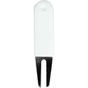 Rubber Coated Bent Divot Tool White