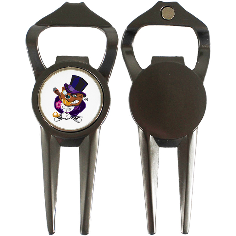 Geo Divot Tool/Bottle Opener- Gunmetal