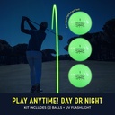 Izzo Lite4Nite Golf Ball Starter Kit