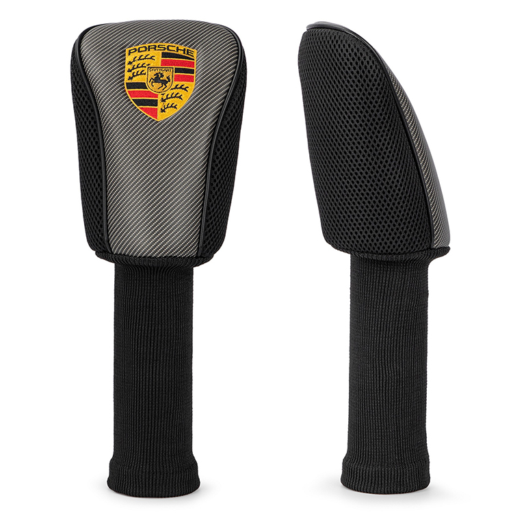 Synthetic Leather and Mesh Driver Cover with Dual Decoration*