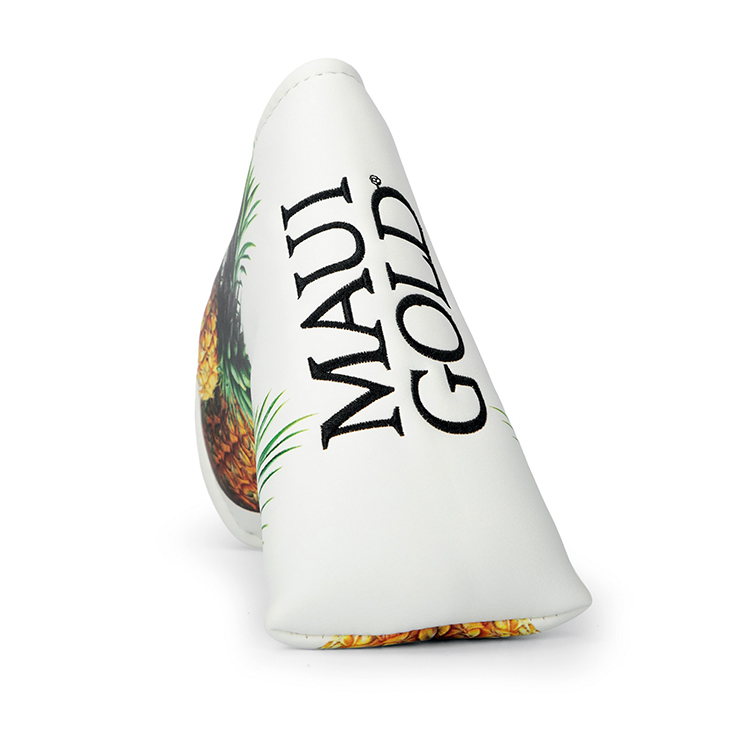 Magnetic Closure Blade Putter Cover with Dual Decoration