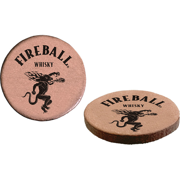 1.5" Ball Marker (Vegetable Leather)