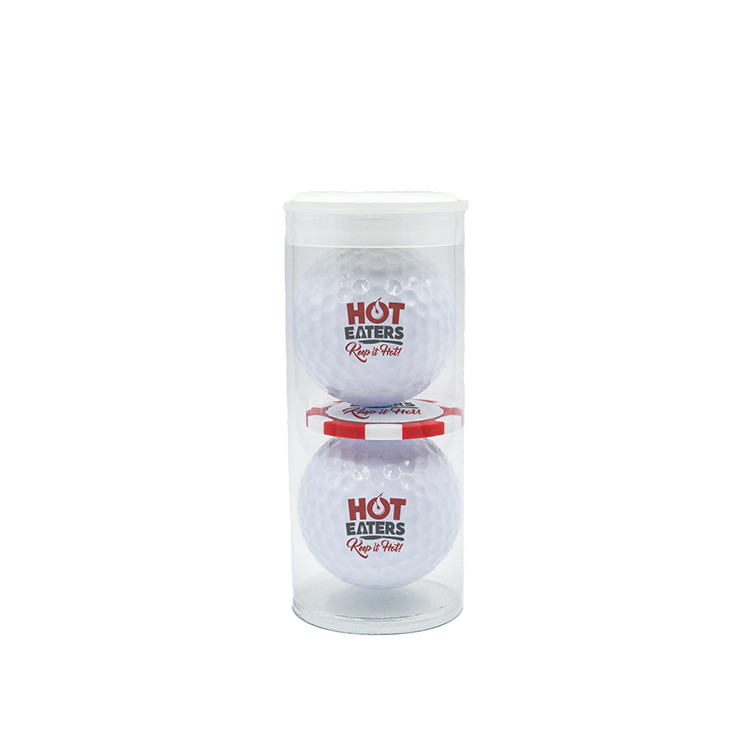 2-Ball Tube with Poker Chip**